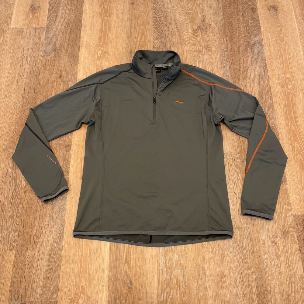 Kjus Men’s Swerve Halfzip Pullover Gray Golf Longsleeve XL Outdoor Spring